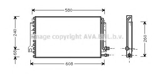 Конденсатор, кондиционер AVA QUALITY COOLING PR5024