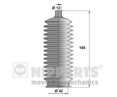 Комплект пылника, рулевое управление NIPPARTS N2847015