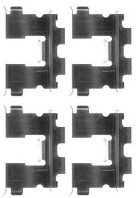 Комплектующие, колодки дискового тормоза MGA A163