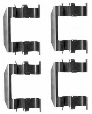 Комплектующие, колодки дискового тормоза MGA A260