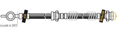Тормозной шланг MGA F5272