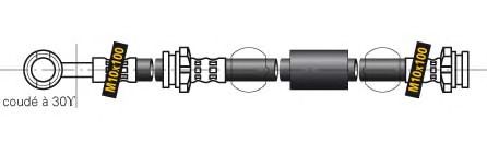 Тормозной шланг ROULUNDS RUBBER 73251