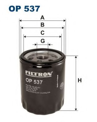 Масляный фильтр FILTRON OP537