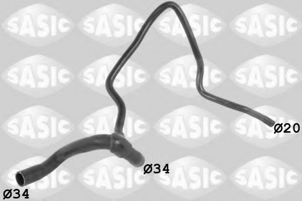 Шланг радиатора SASIC 3406341