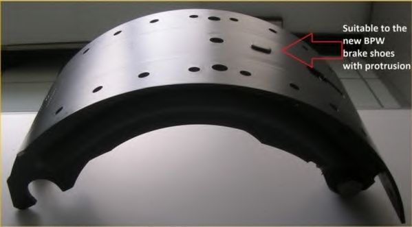 Комплект тормозных башмаков, барабанные тормоза ABEX B4901170