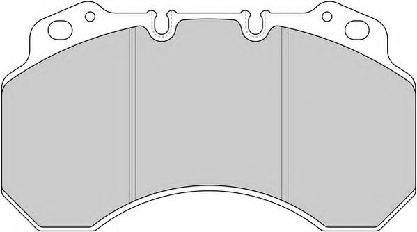 Комплект тормозных колодок, дисковый тормоз ABEX G6958