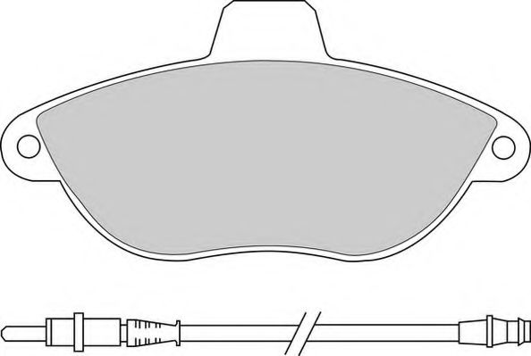 Комплект тормозных колодок, дисковый тормоз DURON DBP341002