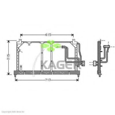Конденсатор, кондиционер KAGER 94-5253