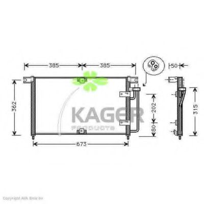 Конденсатор, кондиционер KAGER 94-6064