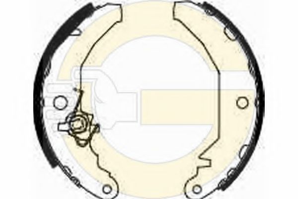 Комплект тормозных колодок GIRLING 5161793