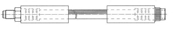 Тормозной шланг KAWE 511670