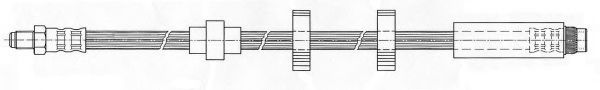 Тормозной шланг KAWE 511948