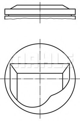 Поршень MAHLE ORIGINAL 081 97 00