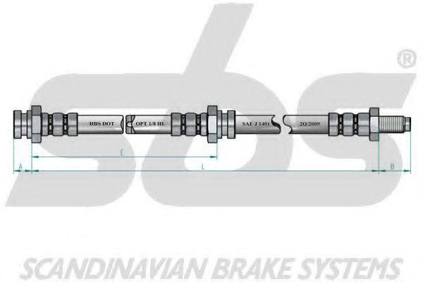 Тормозной шланг PEX 37906