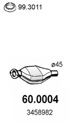 Катализатор ASSO 600004