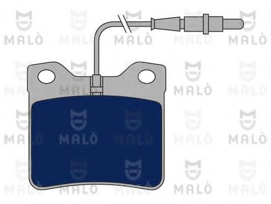 Комплект тормозных колодок, дисковый тормоз MALÒ 1050652