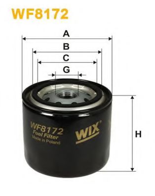 Топливный фильтр WIX FILTERS WF8172