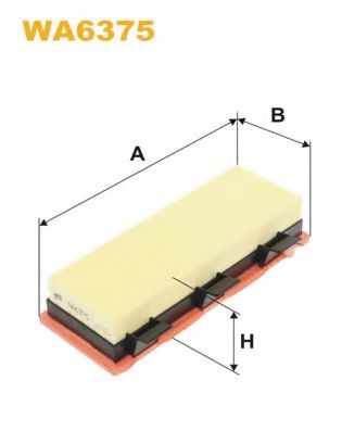 Воздушный фильтр WIX FILTERS WA6375