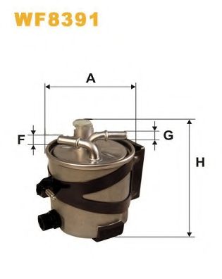 Топливный фильтр WIX FILTERS WF8391