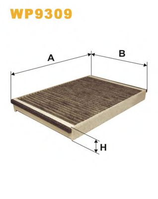Фильтр, воздух во внутренном пространстве WIX FILTERS WP9309