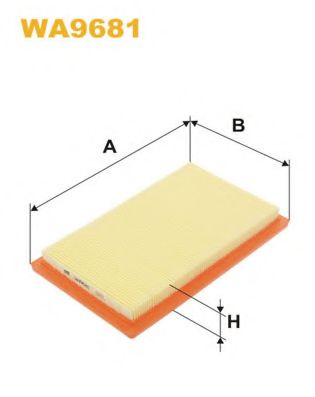 Воздушный фильтр WIX FILTERS WA9681