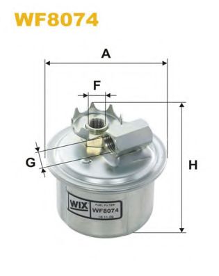 Топливный фильтр WIX FILTERS WF8074