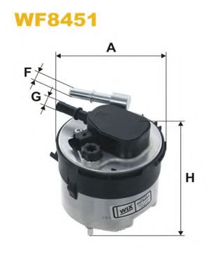 Топливный фильтр WIX FILTERS WF8451