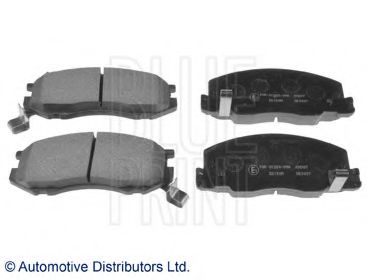 Комплект тормозных колодок, дисковый тормоз BLUE PRINT ADT34288