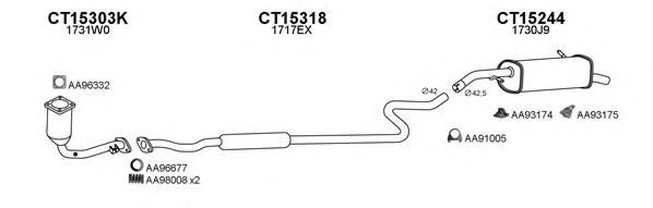 Система выпуска ОГ VENEPORTE 150454