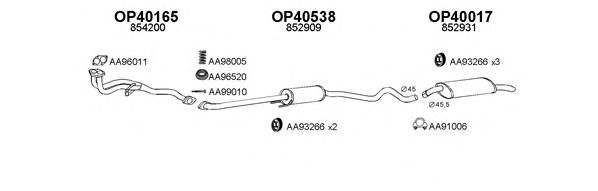 Система выпуска ОГ VENEPORTE 400008