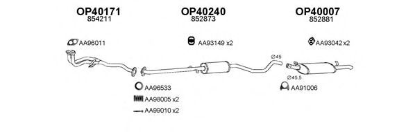 Система выпуска ОГ VENEPORTE 400267