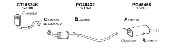 Система выпуска ОГ VENEPORTE 450214