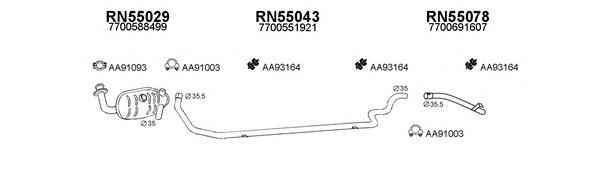 Система выпуска ОГ VENEPORTE 550011