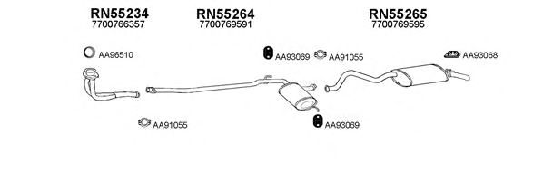 Система выпуска ОГ VENEPORTE 550047