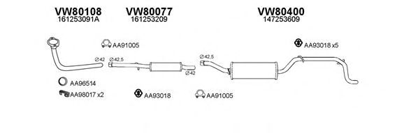Система выпуска ОГ VENEPORTE 800010