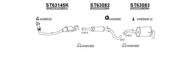 Система выпуска ОГ VENEPORTE 800110