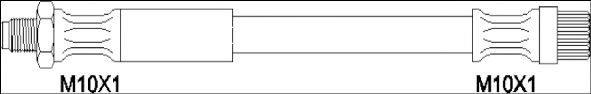 Тормозной шланг WOKING G1924.04