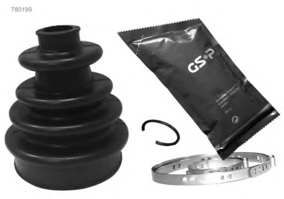 Монтажный комплект, сильфон приводного вала GSP 780199