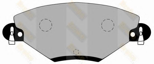 Комплект тормозных колодок, дисковый тормоз Brake ENGINEERING PA1292