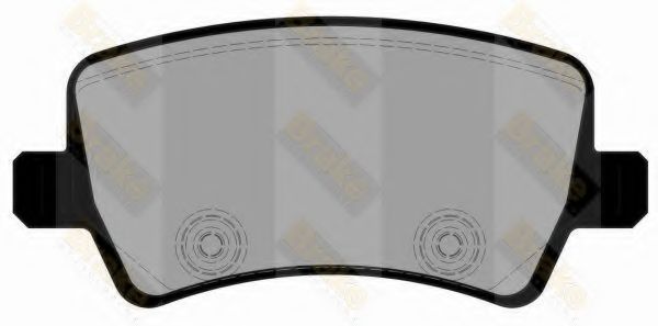 Комплект тормозных колодок, дисковый тормоз Brake ENGINEERING PA1784