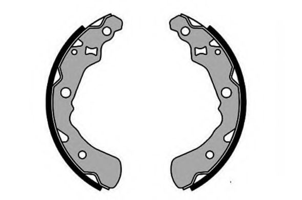 Комплект тормозных колодок RAICAM 2912