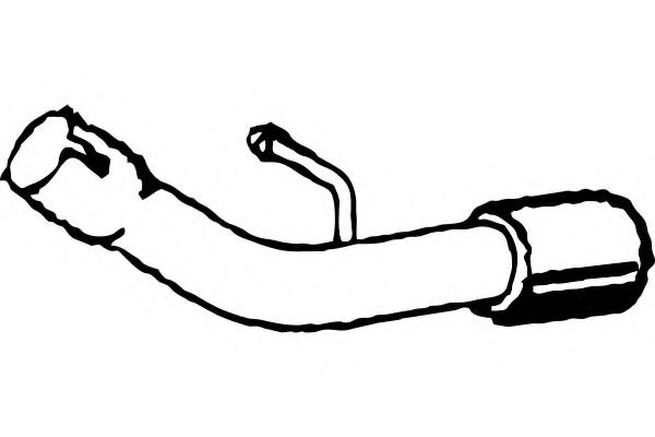 Труба выхлопного газа FENNO 3471