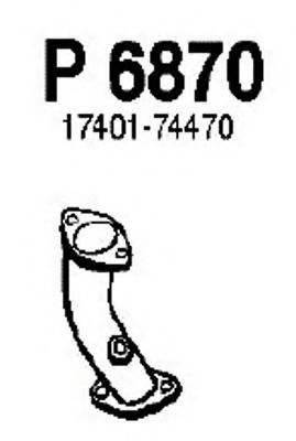 Труба выхлопного газа FENNO 6870