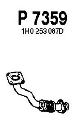 Труба выхлопного газа TIMAX 301034