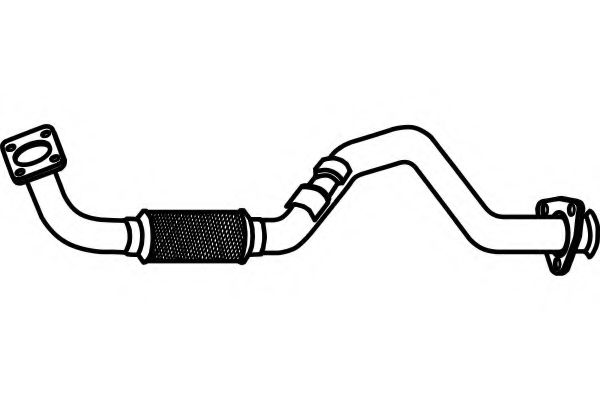 Труба выхлопного газа FENNO P7527