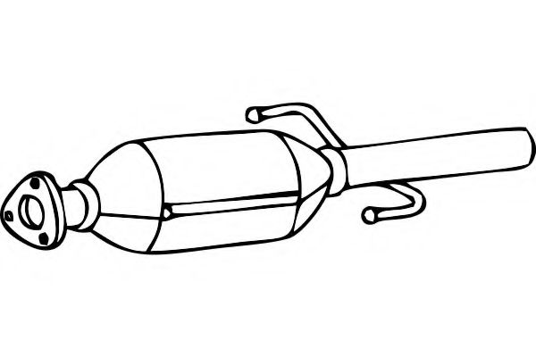 Сажевый / частичный фильтр, система выхлопа ОГ FENNO P9921DPF