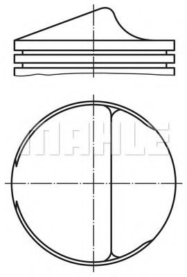 Поршень PERFECT CIRCLE 56 11668 0