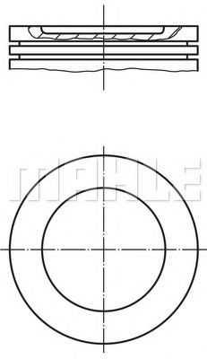 Поршень PERFECT CIRCLE 56 09608 0