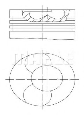 Поршень PERFECT CIRCLE 56 14408 0