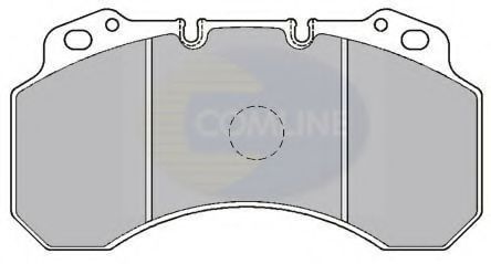 Комплект тормозных колодок, дисковый тормоз COMLINE CBP9033